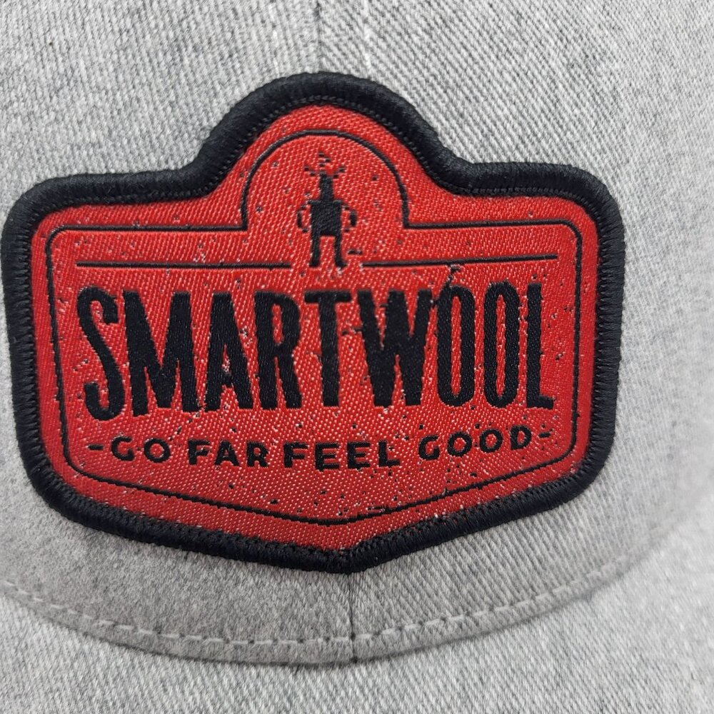Smartwool Truckers Hat Front Logo Snapback Mesh Grey Unisex Adult One Size - Picture 8 of 16